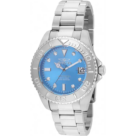 Invicta Women’s Pro Diver Quartz 200m Stainless Steel Blue