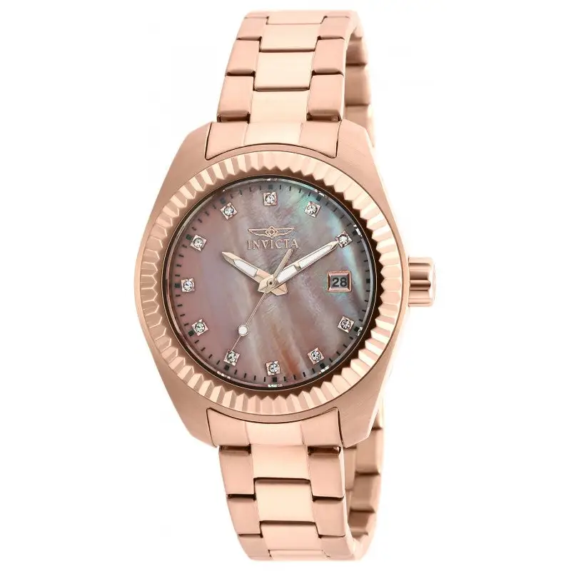 Invicta Women’s Specialty 100m Rose Gold Plated Stainless