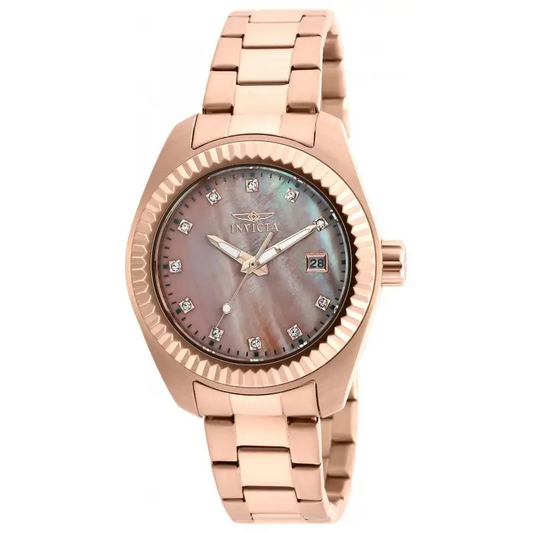 Invicta Women’s Specialty 100m Rose Gold Plated Stainless