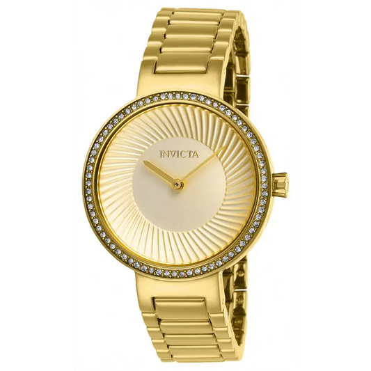 Invicta Women’s Specialty Quartz 100m Gold Tone Stainless