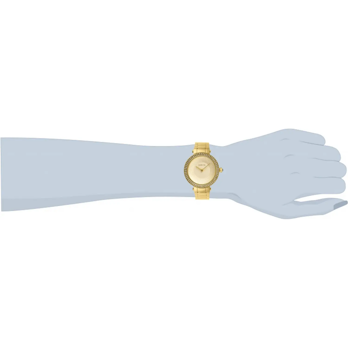 Invicta Women’s Specialty Quartz 100m Gold Tone Stainless