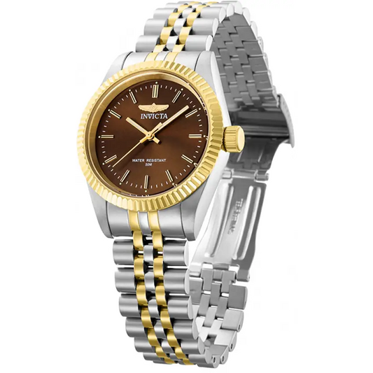 Invicta Women’s Specialty Quartz Brown Dial Two Tone