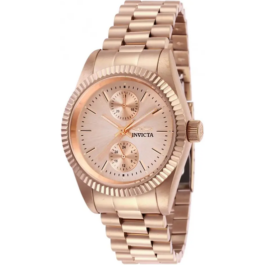 Invicta Women’s Specialty Quartz Chrono Rose Gold Stainless