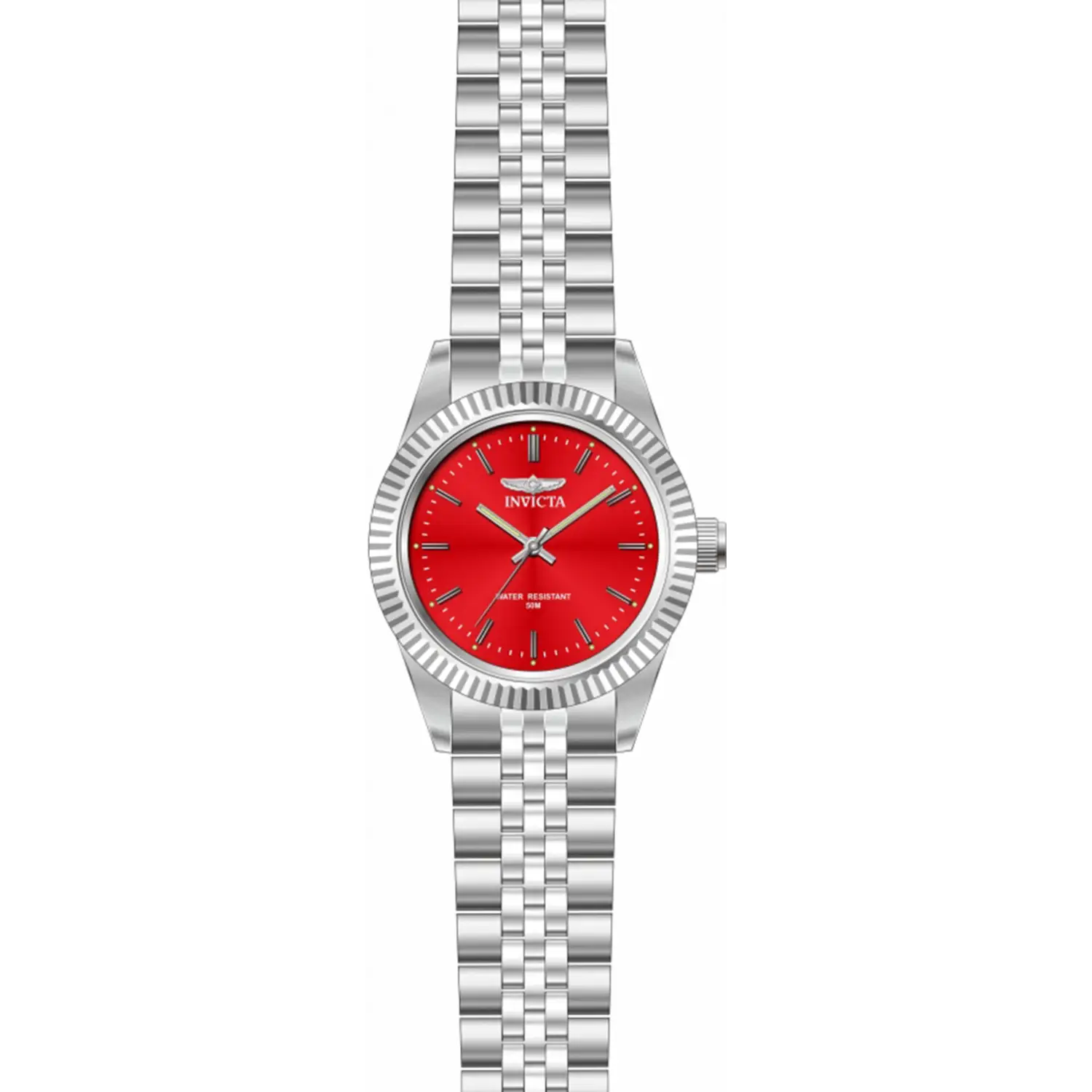 Invicta Women’s Specialty Red Dial Stainless Steel Watch