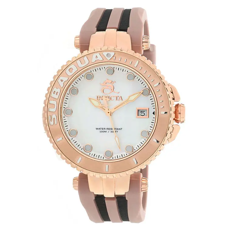Invicta Women’s Subaqua Quartz 100m Stainless Steel/Brown