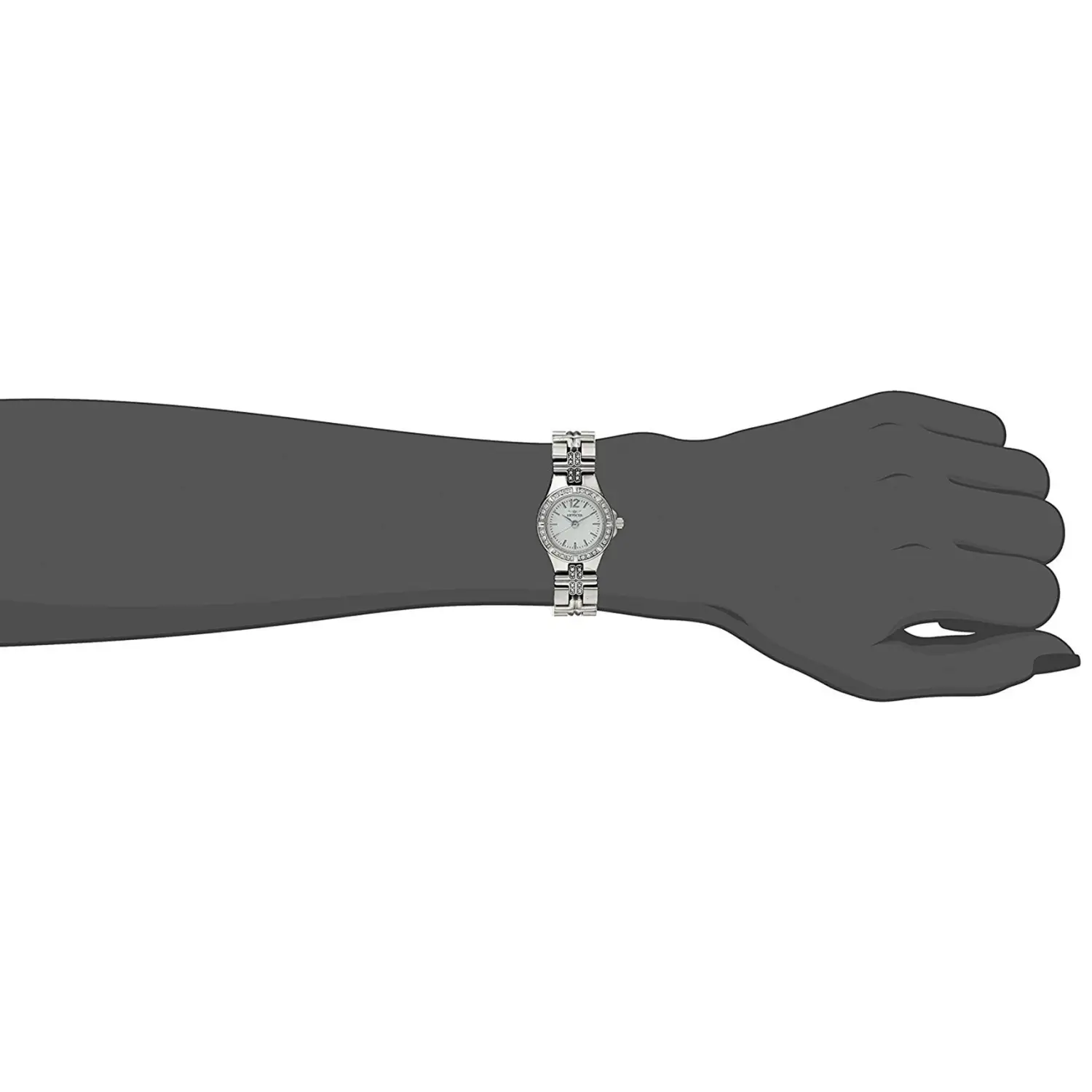 Invicta Women’s Wildflower Quartz Crystal Accent Stainless