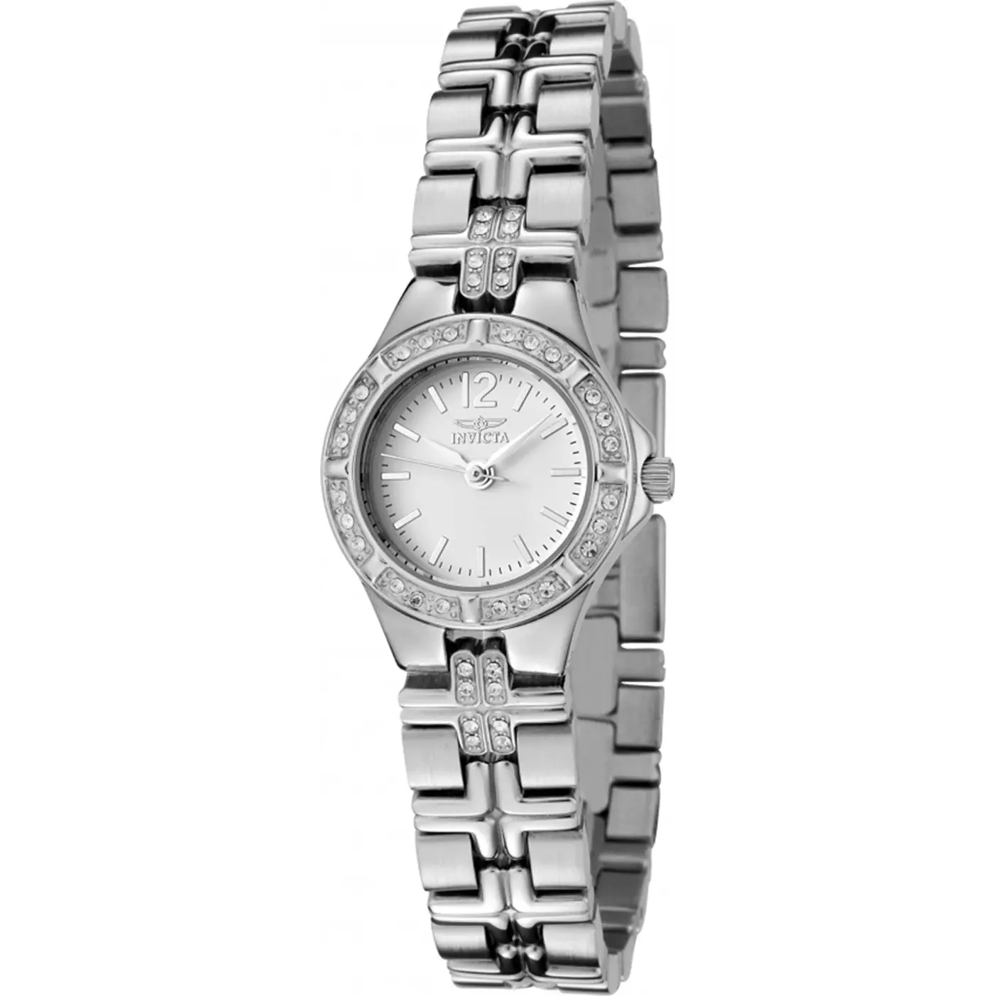 Invicta Women’s Wildflower Quartz Crystal Accent Stainless