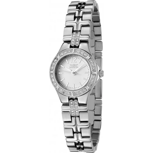 Invicta Women’s Wildflower Quartz Crystal Accent Stainless