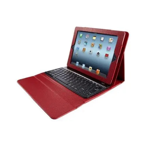 IPAD 3 Case With Bluetooth Keyboard Red - Misc