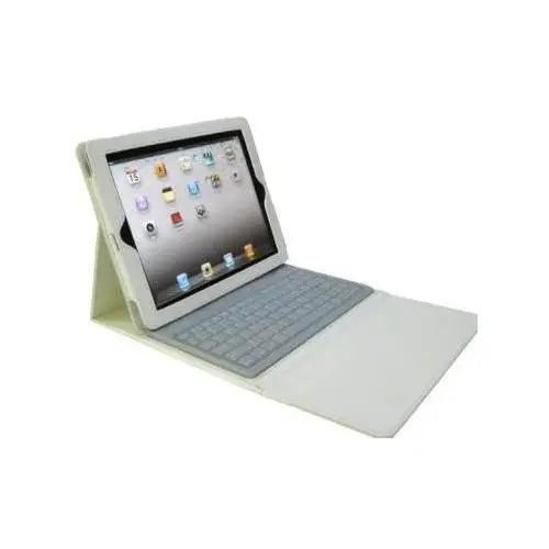 IPAD 3 Case With Bluetooth Keyboard White - Misc