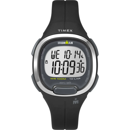 Ironman Women’s Transit Quartz Mid Size 100m Black Resin
