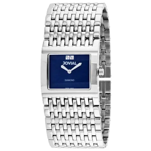 Jovial Women’s Diamond Quartz Stainless Steel Watch