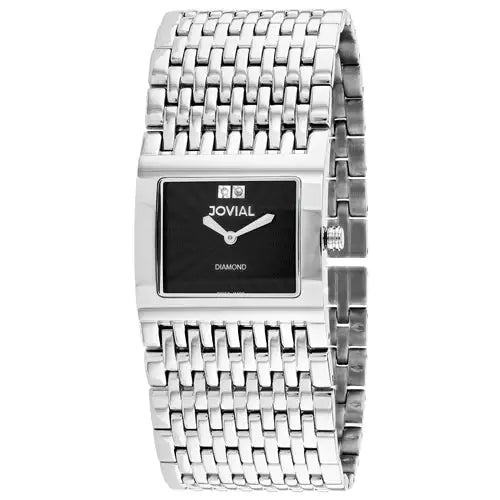 Jovial Women’s Diamond Quartz Stainless Steel Watch