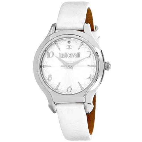 Just Cavalli Women Hook J Quartz Stainless Steel/White