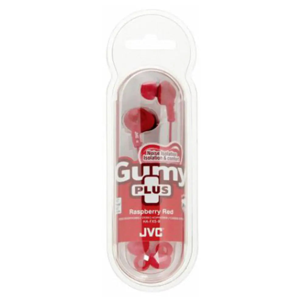 JVC Gumy Plus Soft Rubber Inner-Ear 3Ft Wired Headphones