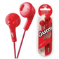 JVC HAF160R Gumy Ear Bud Headphone Red - Misc