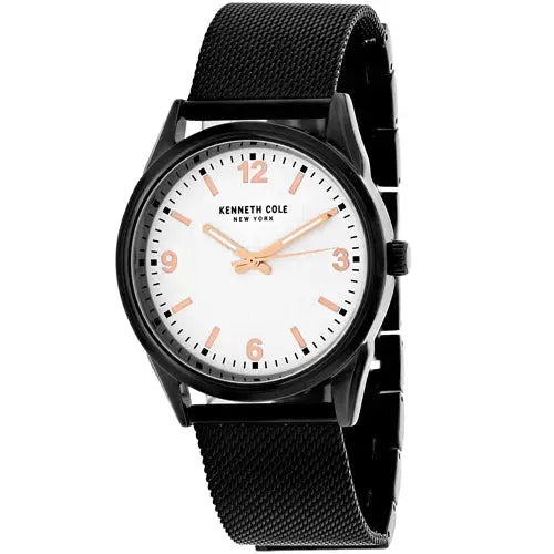 Kenneth Cole Men’s Classic Stainless Steel Black Mesh Watch