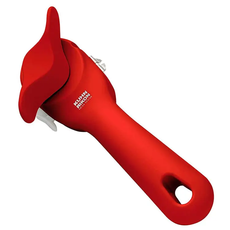 Kuhn Rikon Auto Safety Lidlifter Side Cutting Can Opener Red