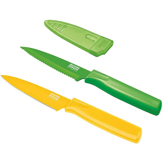 Kuhn Rikon Colori 2-Piece Citrus Knife Set (Green