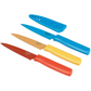 Kuhn Rikon Colori Straight Edge 3-Piece Paring Knife Set