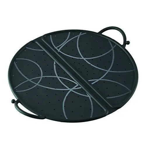 Kuhn Rikon Folding Silicone Splatter Guard Black 12’’ 20167