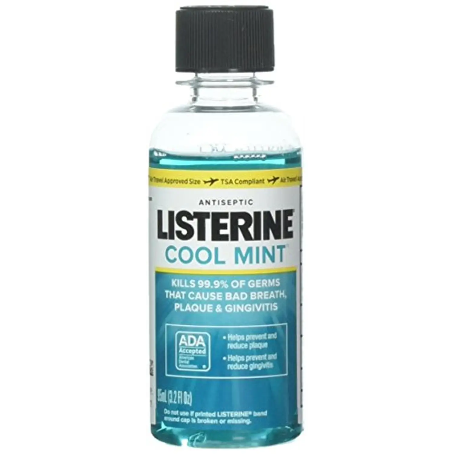 Listerine Antiseptic Mouthwash Cool Mint 3.2 oz - Misc