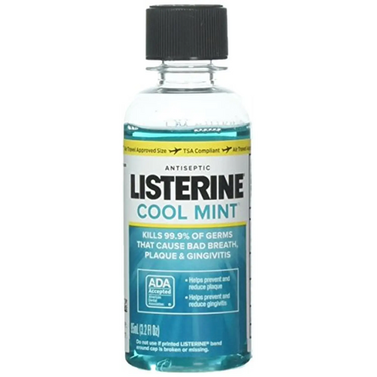 Listerine Antiseptic Mouthwash Cool Mint 3.2 oz - Misc