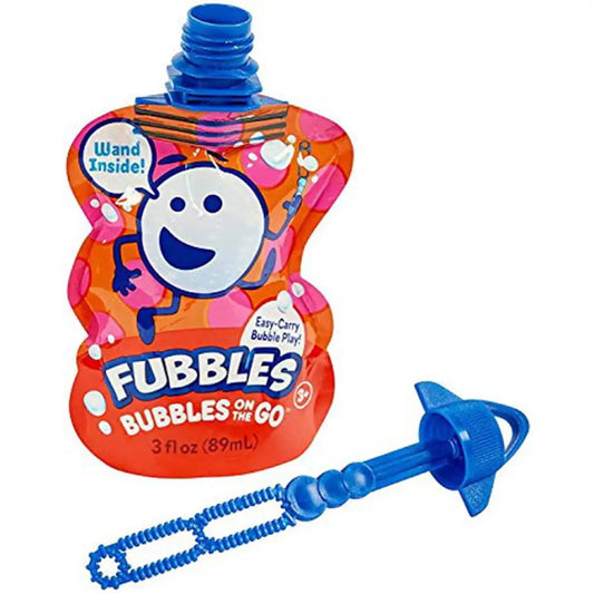 Little Kids Fubbles Bubbles-on-The-Go Single Pouch 3oz (For
