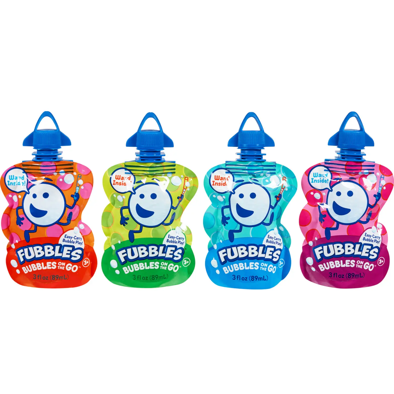 Little Kids Fubbles Bubbles-on-The-Go Single Pouch 3oz (For
