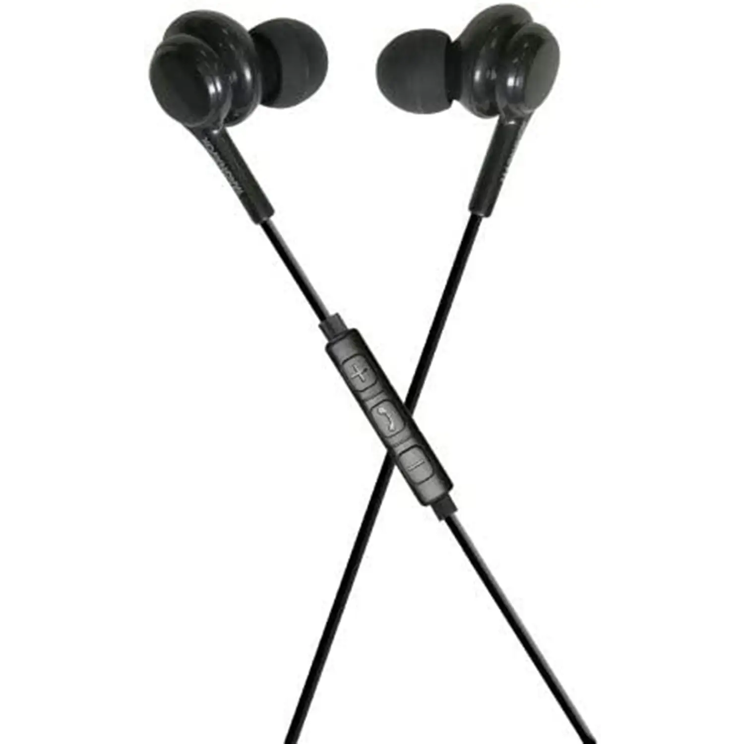Magnavox Extreme Base Earbuds w/ Microphone (Black)