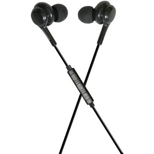Magnavox Extreme Base Earbuds w/ Microphone (Black)