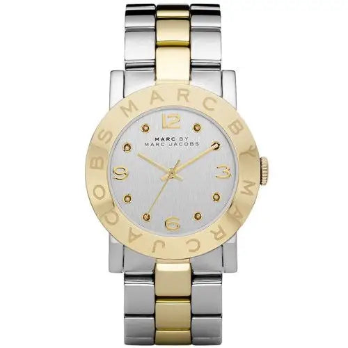 Marc by Marc Jacobs Amy Silver Dial Two Tone Stainless Steel