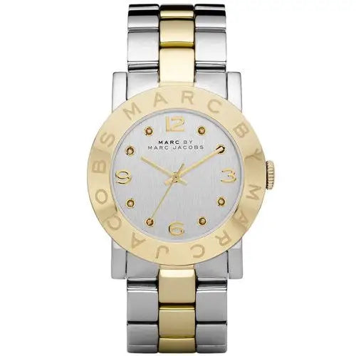 Marc by Marc Jacobs Amy Silver Dial Two Tone Stainless Steel