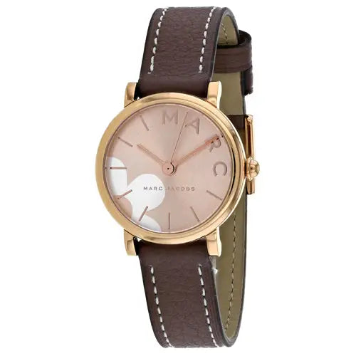 Marc Jacobs Women’s Classic Stainless Steel Leather Watch