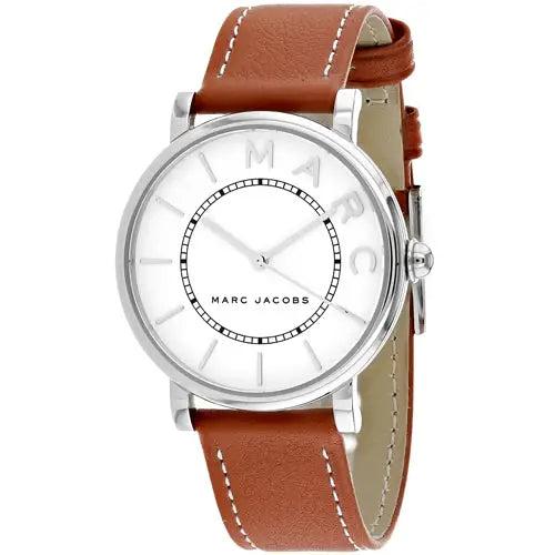 Marc Jacobs Women’s Roxy Stainless Steel Leather Watch