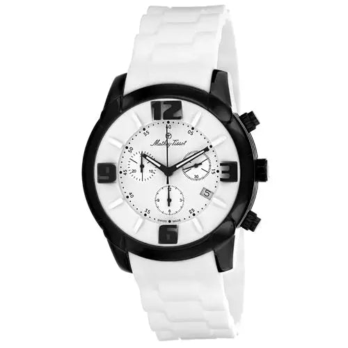 Mathey Tissot Men’s Classic Stainless Steel Rubber Watch