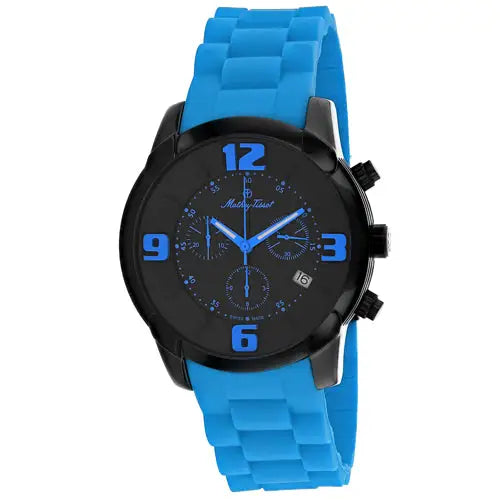 Mathey Tissot Men’s Classic Stainless Steel Rubber Watch