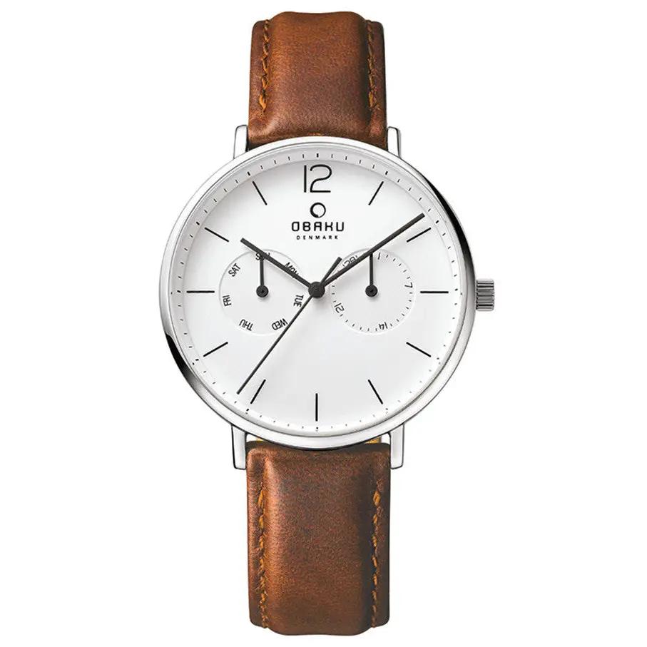 Obaku Men's Leather Watch