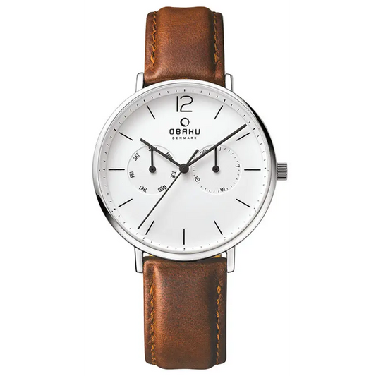 Obaku Men's Leather Watch