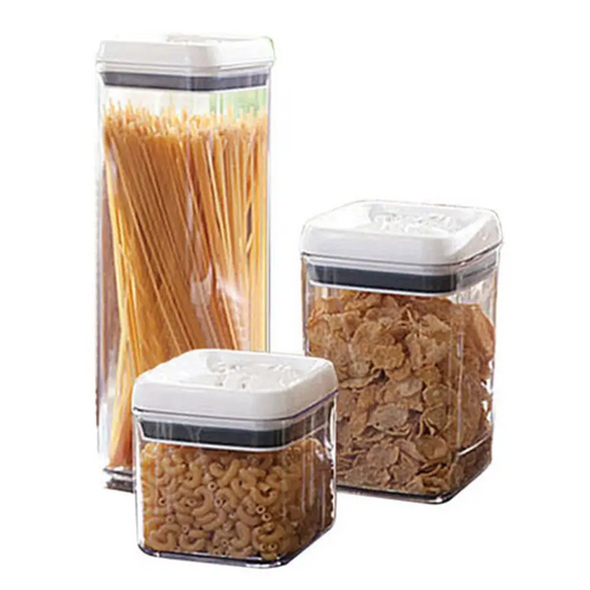 Modern Home 3-Piece Airtight Food Storage Durable Plastic