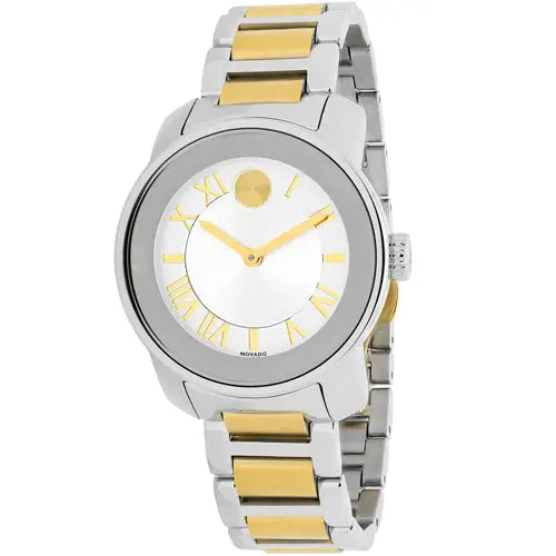 Movado Women’s Bold Swiss Quartz Two Tone Stainless Steel