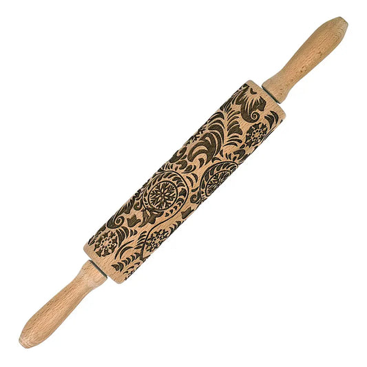 Mrs. Anderson’s Baking Beechwood Paisley Design 8in