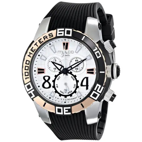 Mulco Women’s Fondo wheel Stainless Steel Silicone Watch