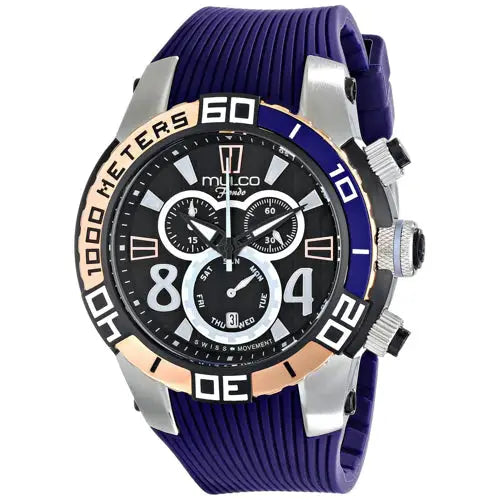 Mulco Women’s Fondo wheel Stainless Steel Silicone Watch