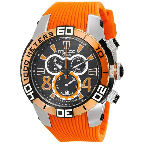 Mulco Women’s Fondo wheel Stainless Steel Silicone Watch