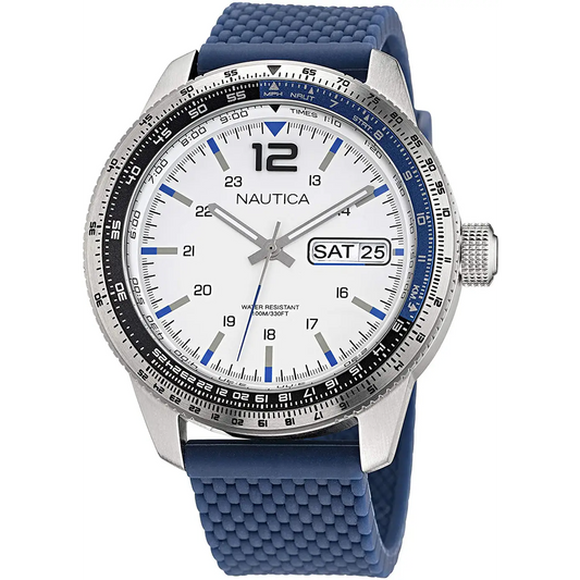 Nautica Men’s Pier 39 Quartz 100m Stainless Steel/Blue