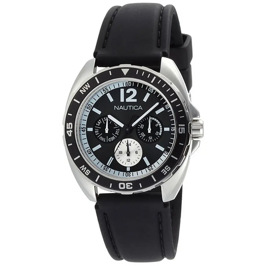 Nautica Men’s Sport Ring Black Box Set Watch N09910G -