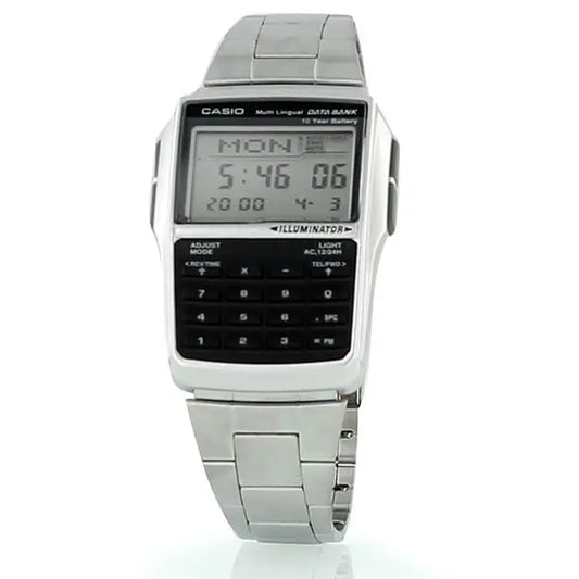 NEW CASIO DATABANK CALCULATOR METAL WATCH DBC32D-1 - Watches