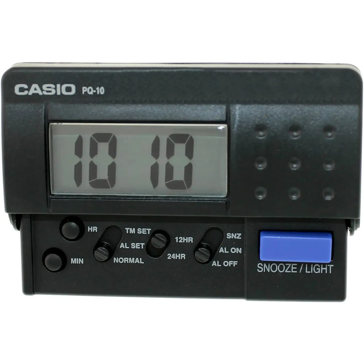 NEW CASIO DIGITAL ALARM CLOCK SNOOZE LIGHT PQ10-1 PQ-10 -