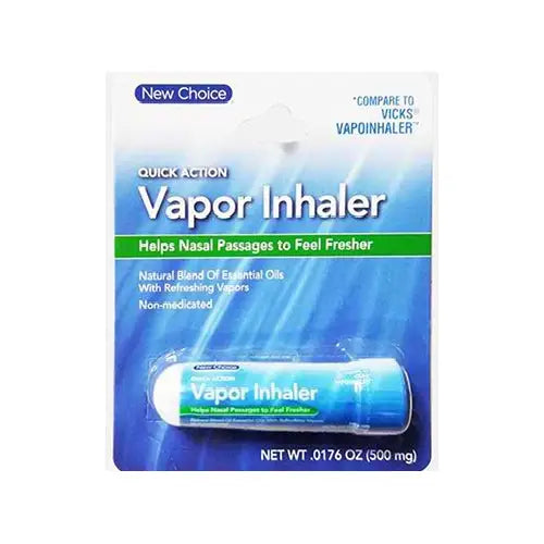 New Choice Quick Action Nasal Decongestant Vapor Inhaler -